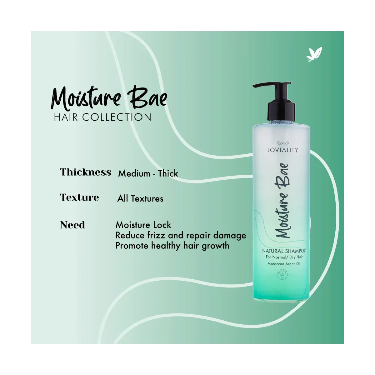 JOVIALITY Moisture Bae Natural Shampoo