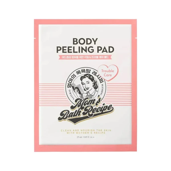 MOM'S BATH RECIPE Body Peeling Pad trouble care (1 Pc)