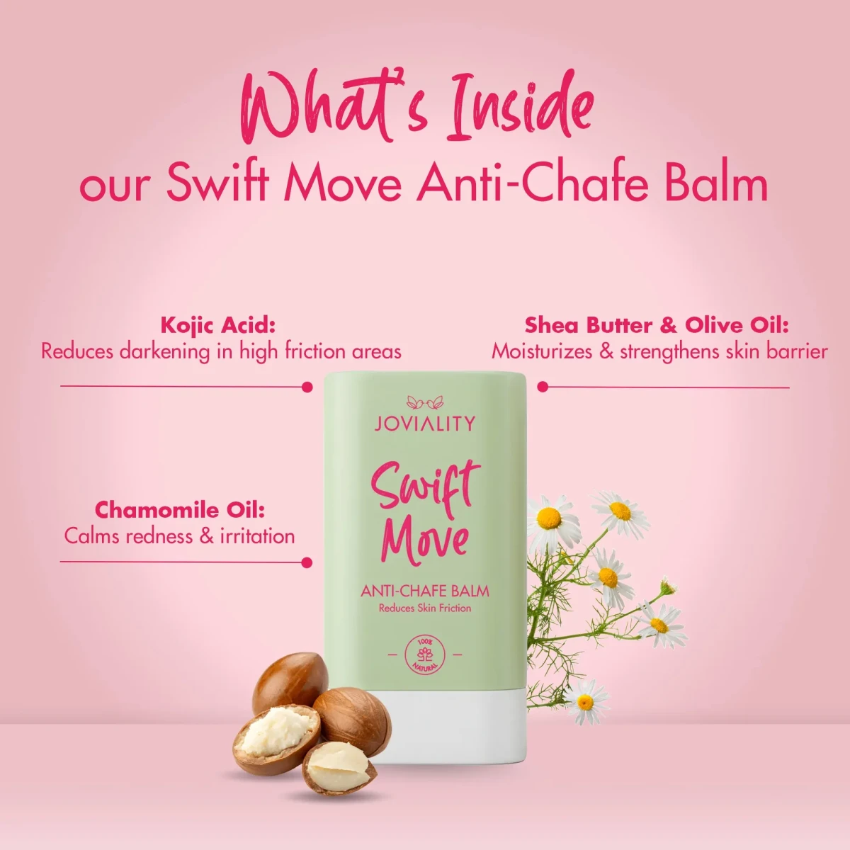 JOVIALITY Swift Move Anti-Chafe Balm 30g