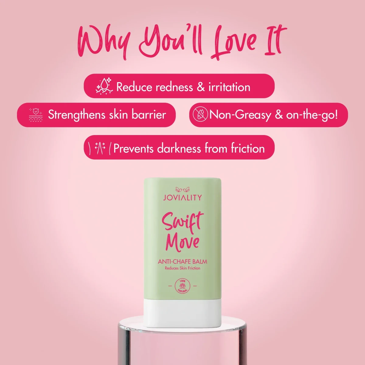 JOVIALITY Swift Move Anti-Chafe Balm 30g