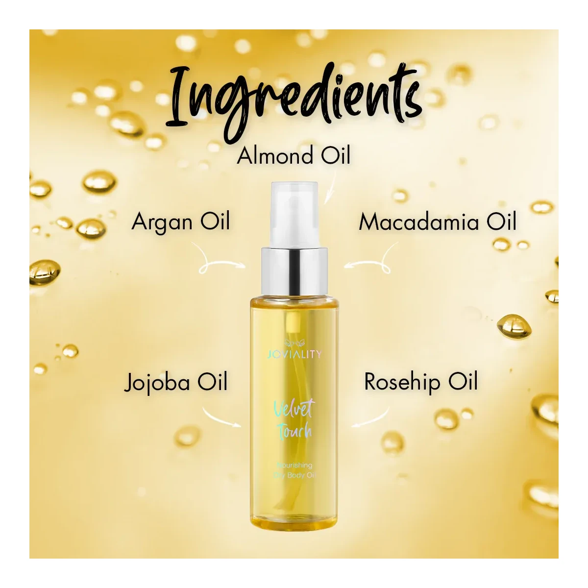 JOVIALITY Velvet Touch Body Dry Oil 80 ml