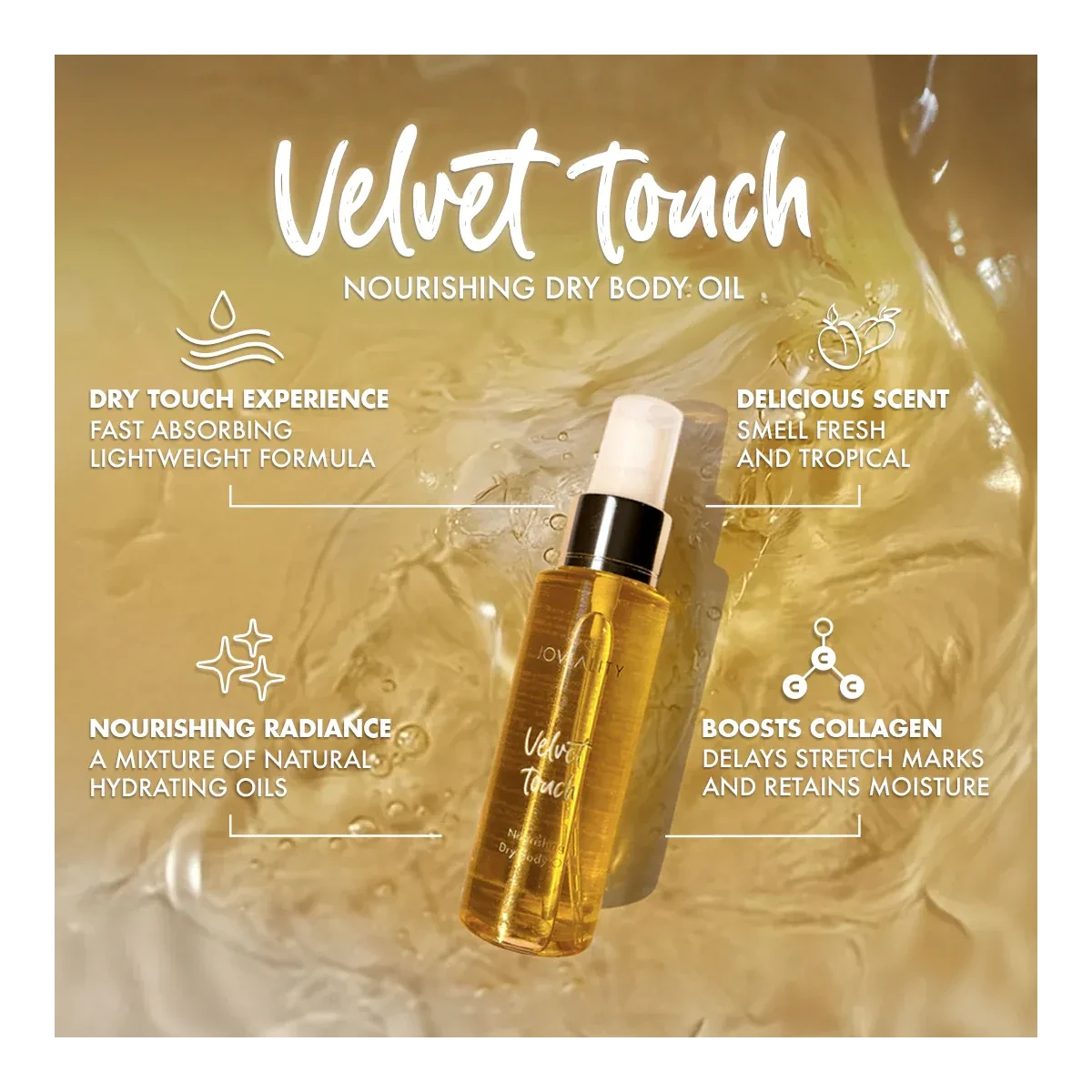 JOVIALITY Velvet Touch Body Dry Oil 80 ml